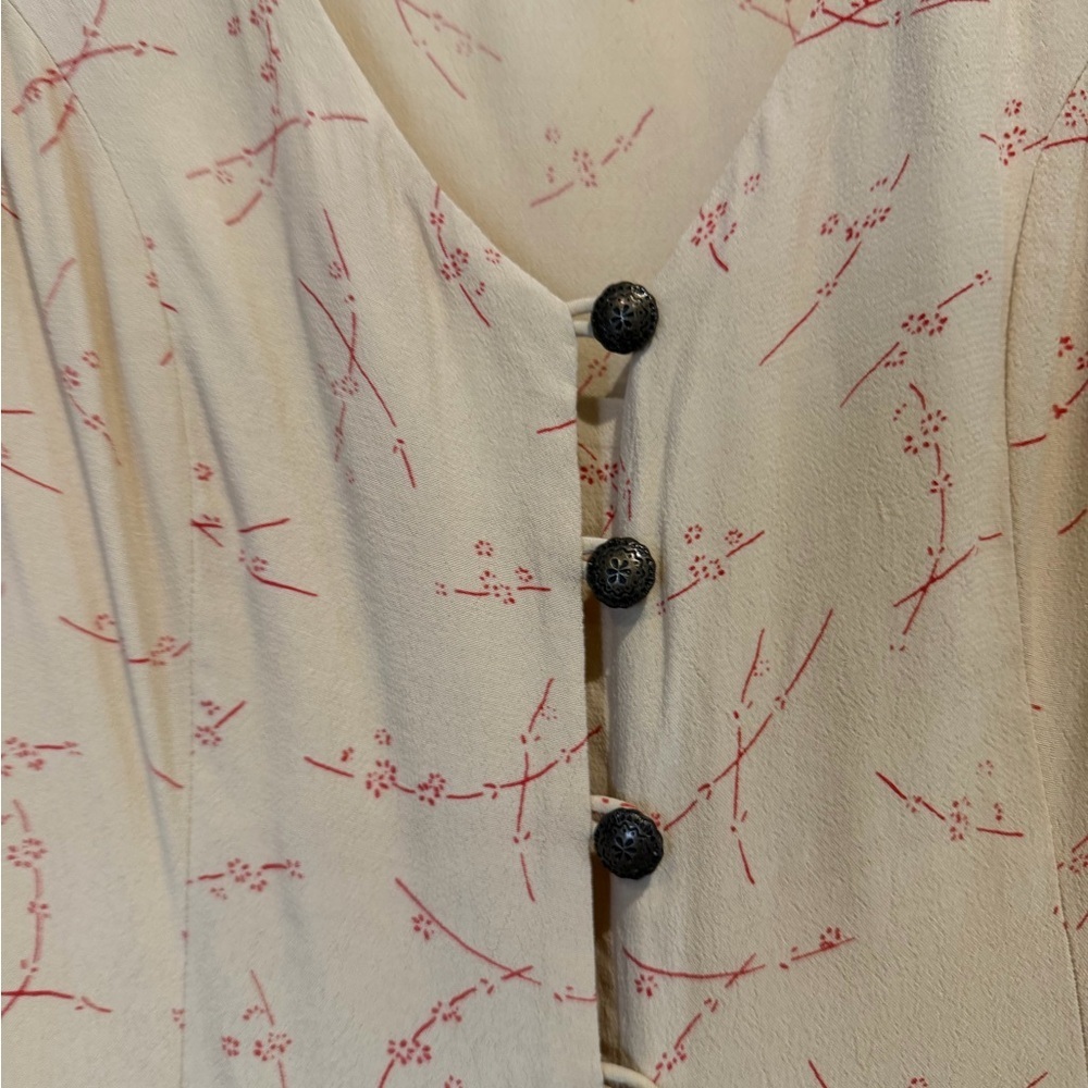 Urban Outfitters Beige Button-Down Midi Dress - Picture 3 of 5